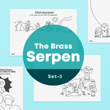[051] The Brass Serpen -  Creative Drawing Pages Printable