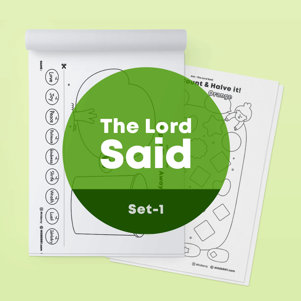 [045] Leviticus, The Lord Said - Activity Worksheets