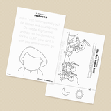 [061] The Sun Stands Still-Drawing Coloring Pages Printable