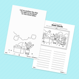 [044] The Worship of Offerings - Bible Verse Activity Worksheet