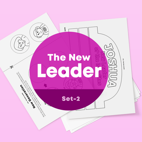 [054] The New Leader Joshua-Drawing Coloring Pages Printable