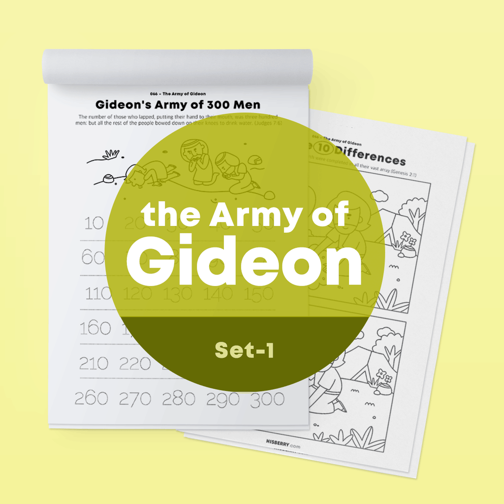 [066] The Army of Gideon -Activity Worksheets