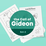 [065] The Call of Gideon-Drawing Coloring Pages Printable