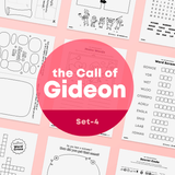 [065] The Call of Gideon-Bible Verse Activity Worksheet